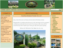 Tablet Screenshot of ahernslandscaping.com